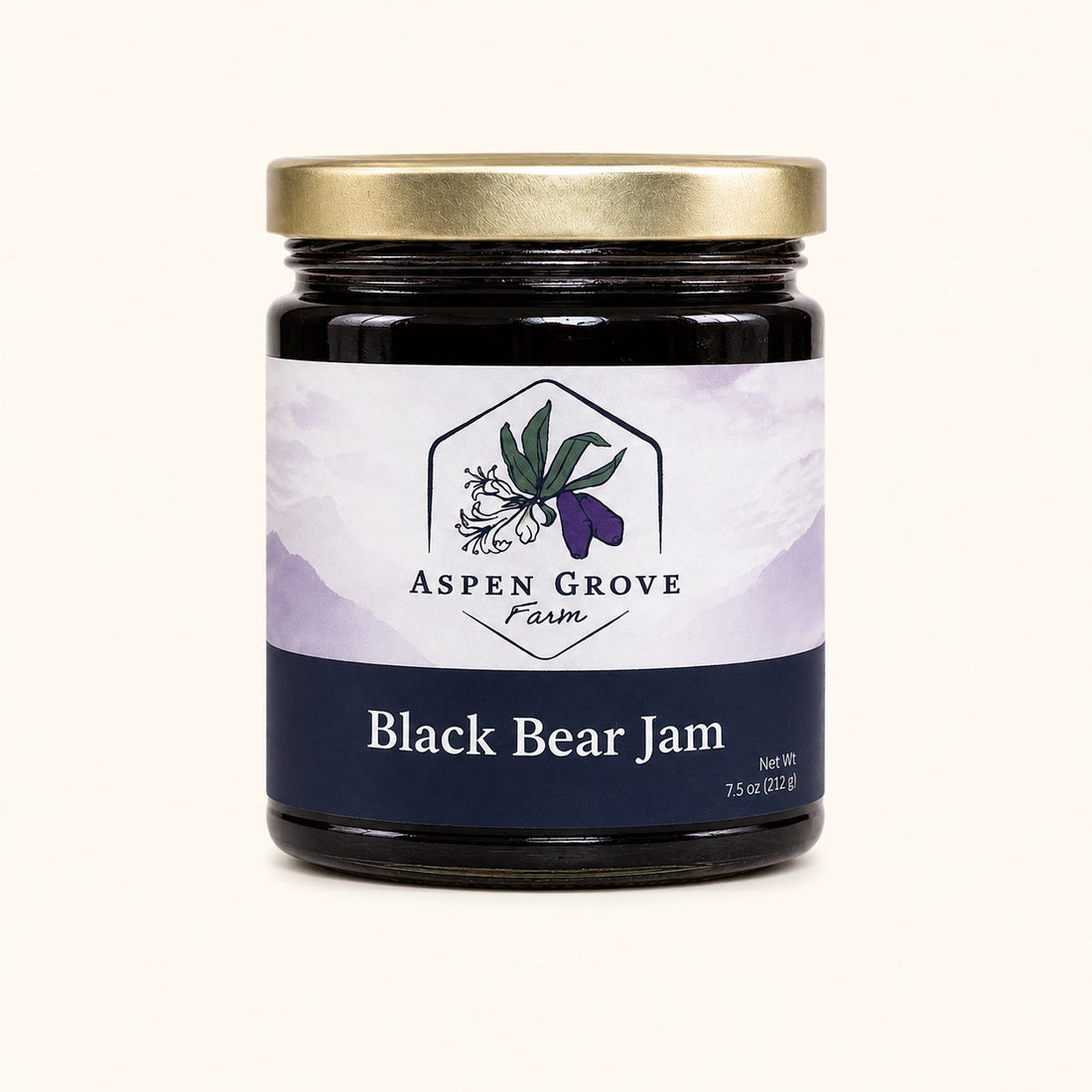 Black Bear Jam by Aspen Grove Farm — studio product photograph