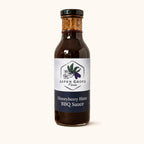 Honeyberry Haze BBQ Sauce by Aspen Grove Farm — studio product photograph
