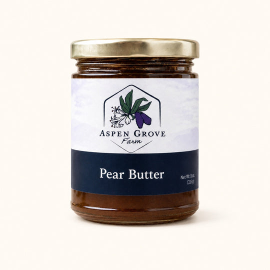 Pear Butter by Aspen Grove Farm — studio product photograph